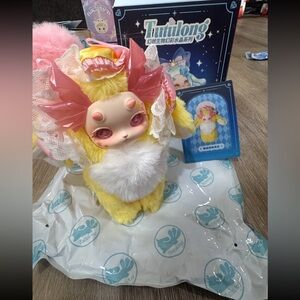 Yellow and Pink Fantasy Creature Toy